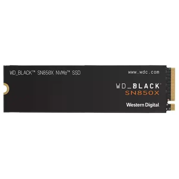 Памет SSD 4TB, Western Digital Black SN850X, NVMe, M.2 (2280), скорост на четене 7300MB/s, скорост на запис 6600MB/s