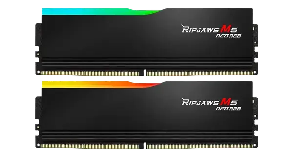 G.SKILL Ripjaws M5 Neo RGB Black 64GB(2x32GB) DDR5-6000 - AMD EXPO -  F5-6000J2836G32GX2-RM5NRK