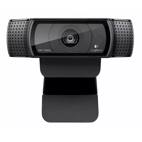 Уеб камера Logitech C920E, микрофон, Full HD (1920x1080@30fps), USB, черна, 960-001360