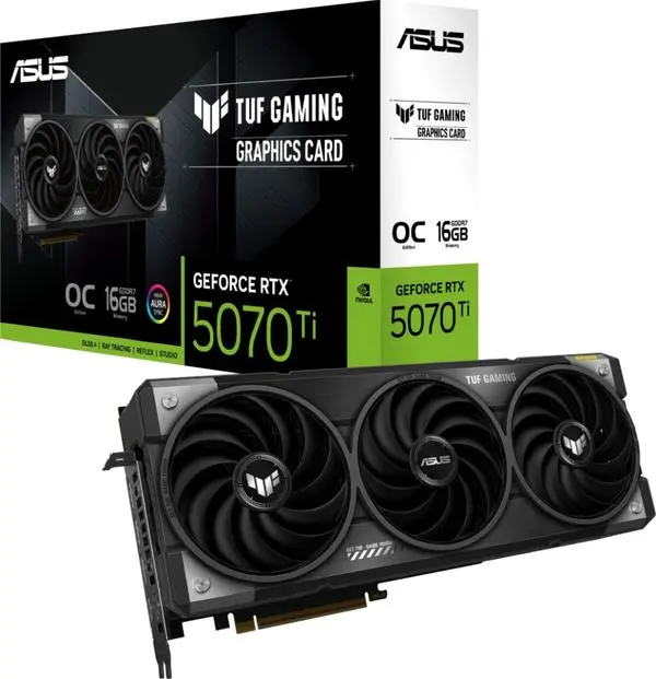 Asus TUF Gaming GeForce RTX 5070 Ti 16GB GDDR7 OC - 90YV0MD0-M0NA00