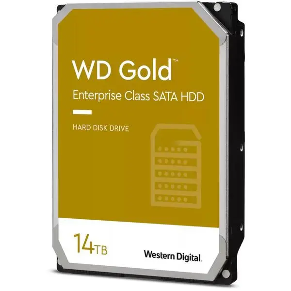 WD Gold 14TB SATA 6Gb / s 8,89cm 3,5Zoll 512MB cache 7200rpm internal RoHS compliant Enterprise HDD Bulk -  (К)  - WD142KRYZ (8 дни доставкa)