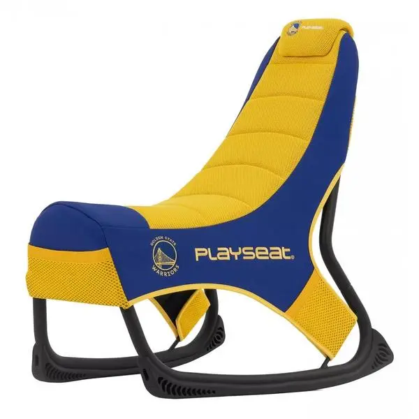 Геймърски стол Playseat NBA - Golden State Warriors, Жълт/Син - PLAYSEAT-NBA-GS