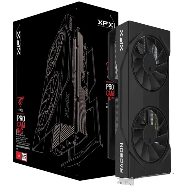XFX Swift AMD Radeon RX 9060 XT OC 16GB GDDR6 128-bit HDMI 2x DP - RX-96TSW16BQ