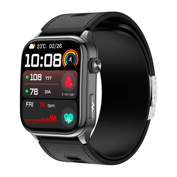 Смарт часовник за измерване на кръвно налягане с помпа и надуваема верижка ZILO S101