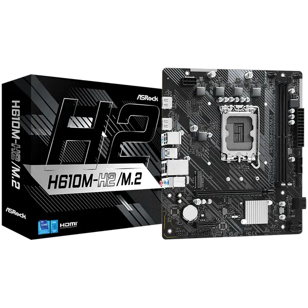 ASROCK H610M-H2/M.2 mATX LGA1700 DDR4 - H610M-H2/M.2