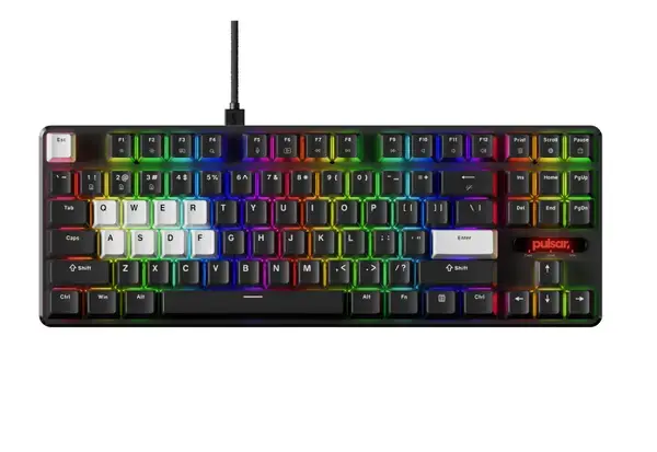 Pulsar Професионална геймърска механична клавиатура Professional PCMK 2 HE TKL ANSI Black 8K, Gateron Magnetic Switches [Linear] - PCMK2HE801B
