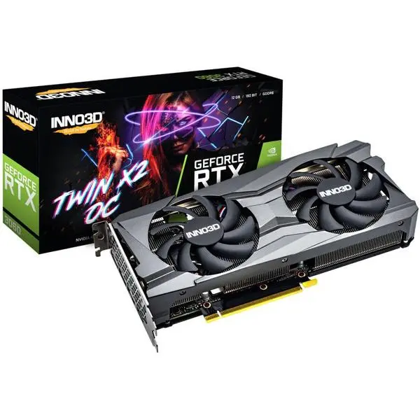 Inno3D RTX3060 Twin X2 OC LHR 12GB GDDR6 HDMI 3xDP - мощна графична карта за геймъри и ентусиасти