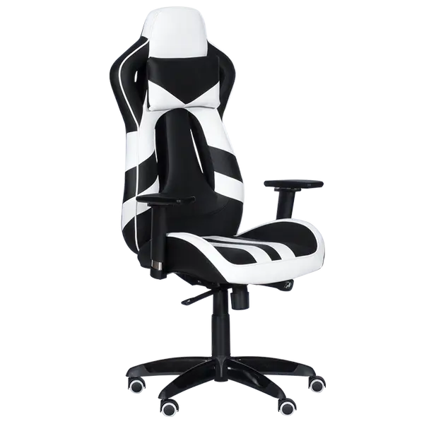 Геймърски стол SPRINTER - черен-бял - 3520469