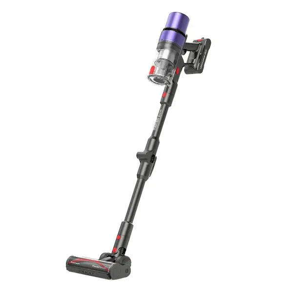 Прахосмукачка Rohnson Mamba M18 (Мостра), вертикална/ръчна, безжична, 465W, 600ml капацитет на контейнера, до 70 минути време на работа, HEPA 13 филтър, 2 скорости, черна