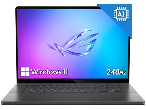 Лаптоп Asus ROG Zephyrus 16 Intel Core Ultra 9 285H 2.70 GHz, 24 MB cache, 64GB 7467MHz onboard, SSD 2000GB PCIe 4.0 NVMe M.2 - 90NR0LX5-M00950