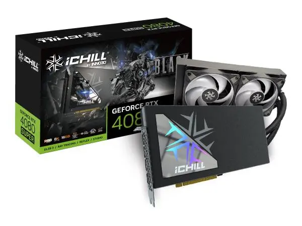 Inno3D RTX4080 Super iChill Black 16GB GDDR6X HDMI 3xDP -  (A)   - C408SB-166XX-18700006 (8 дни доставкa)