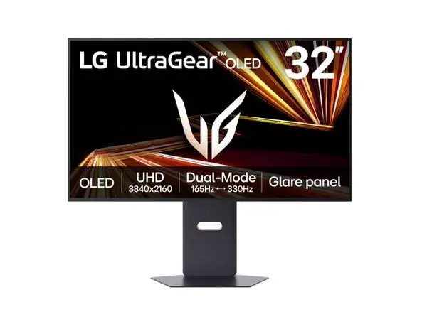 LG  31.5", UltraGear OLED, 0.03ms, AG, UHD 4K (3840x2160), Dual-Mode (4K 165Hz FHD 330Hz), HDR 10, DCI-P3 99% - 32GX850A-B
