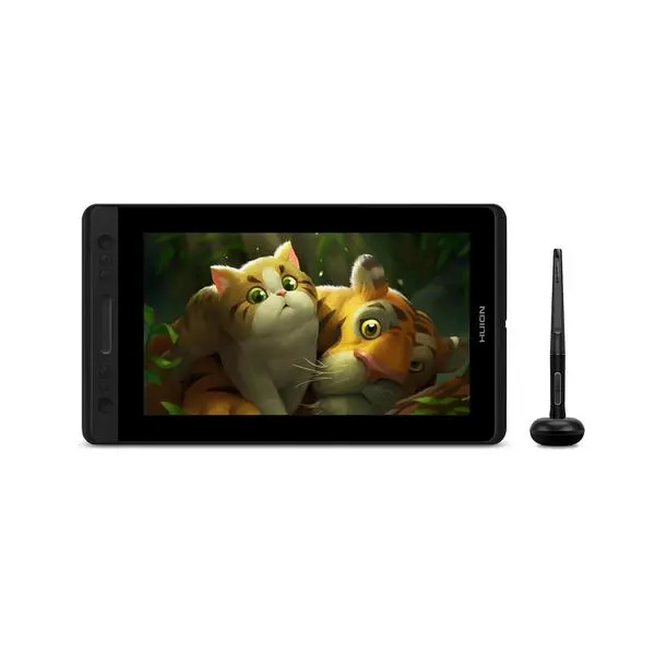 Графичен дисплей таблет HUION Kamvas Pro 13, USB-C, Черен/Сребрист - HUION-TAB-GT133