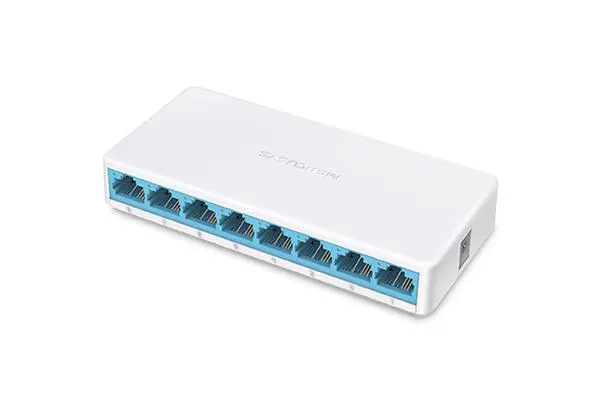 8-портов 10/100 Mbps настолен комутатор Mercusys MS108 (v)