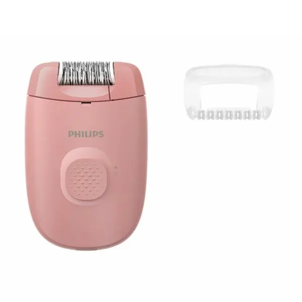 Епилатор Philips BRE227/00, 1 степен на скорост, миеща се епилираща глава, розов
