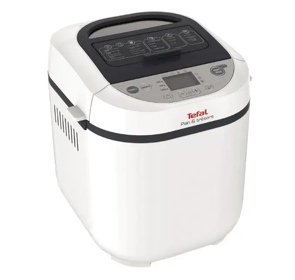 Tefal PF250135, Pain & Tresors 1KG BLC/GRI, 20 automatic programs, 610-700 W, white - PF250135
