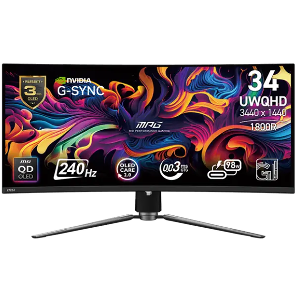 Монитор MSI MPG_341CQPX_QD-OLED 34.18" 3440x1440