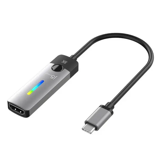 Адаптер j5create JCA157, USB-C мъжко - 8K HDMI 2.1 женско - J5-JCA157