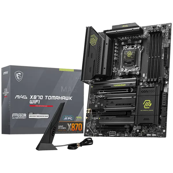 MSI MAG X870E TOMAHAWK WIFI, ATX, Socket AM5, 4x DDR5 Dual Channel DDR5 up to 8400(OC)MHz - MAG_X870E_TOMAHAWK_WIFI