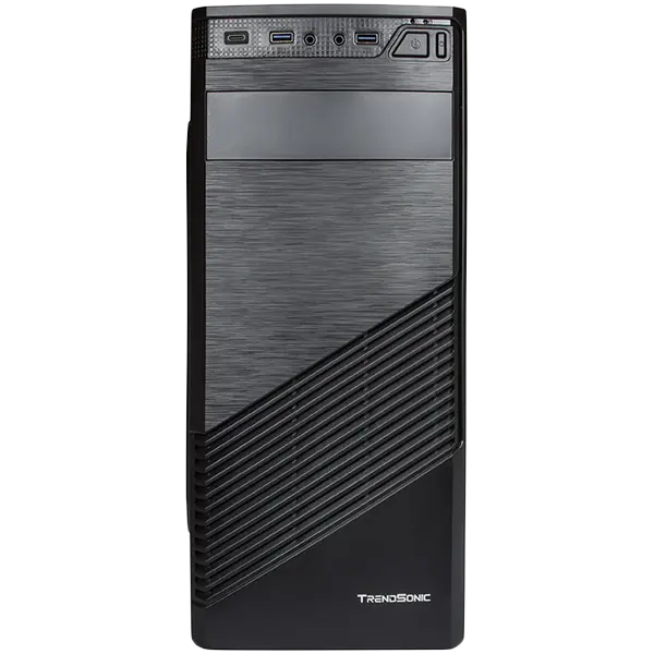 Chassis FC-F61A, ATX, 7 slots, 1 X 5.25", 2 X 3.5" H.D., 2 X 2.5", 2 x USB 3.0, 1 X Type C / 1 x AUDIO / - FC-F61A-USB-C