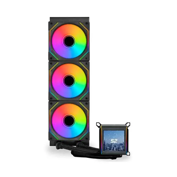 Lian Li водно охлаждане Water Cooling GALAHAD II LCD 360 SL-INF ARGB Black (GA2ALCD36INB)