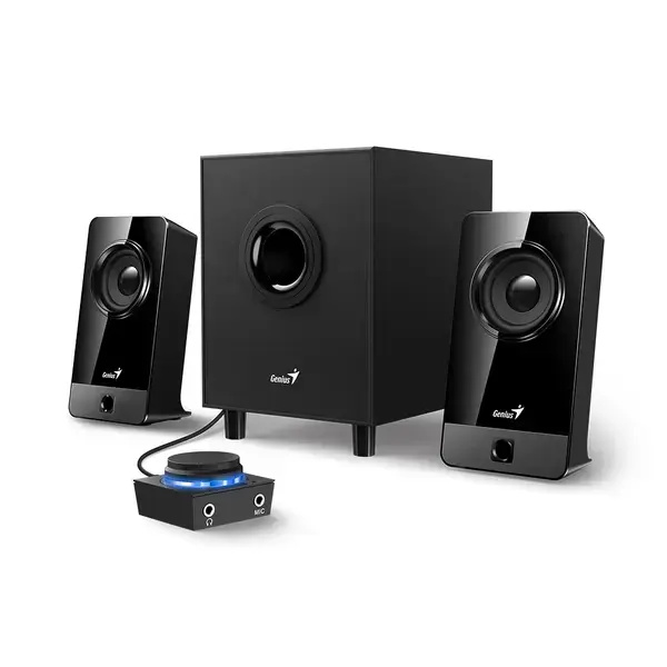 Genius тонколони  2.1 SW-2.1 300X 10W RMS, Black - GENIUS-SW-2.1-300X-BK