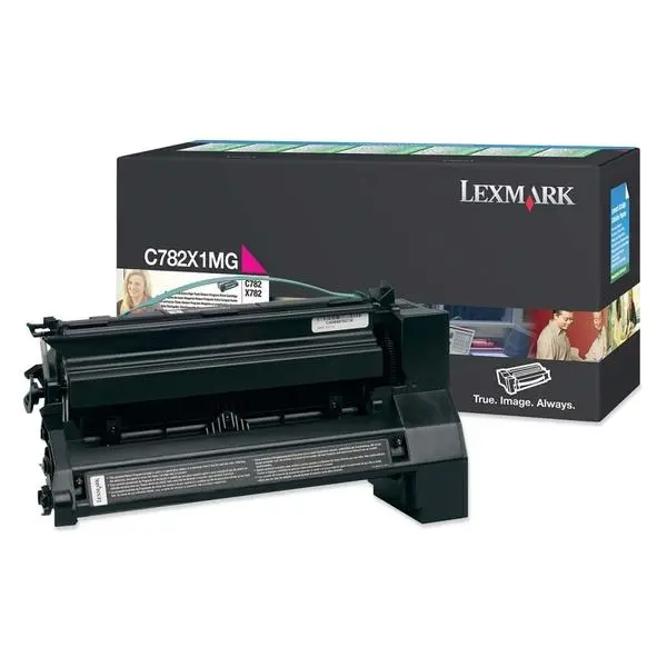 Lexmark C782X1MG C/X782, 782XL Magenta Return Programme 15K Print Cartridge - C782X1MG
