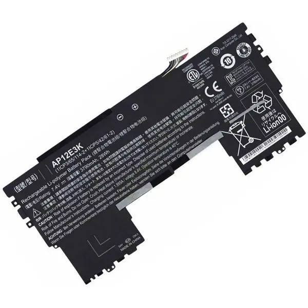 AP12E3K батерия за лаптоп Acer, 2 клетки, 7.4V, 28Wh
