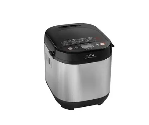 Tefal PF240E38, Pain Plaisir, Breadmaker, 500/750/1 kg, 20 programs, black/Inox, 720W, 3 Levels of firing - PF240E38