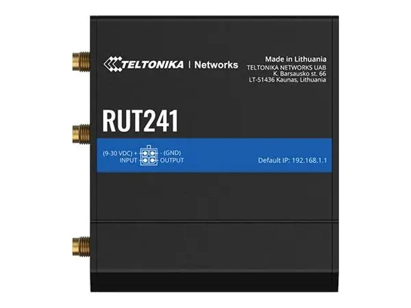 TELTONIKA NETWORKS RUT241 4G/LTE/3G/2G WiFi router - RUT241000000