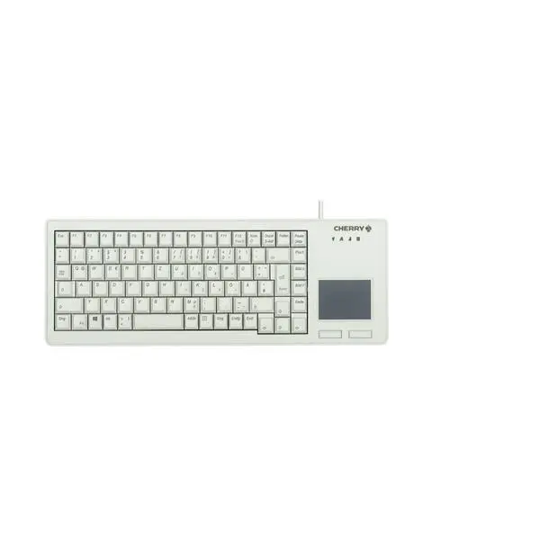 Жична индустриална клавиатура CHERRY G84-5500 XS с тъч пад, бяла - CHERRY-KEY-G84-5500LUMEU0