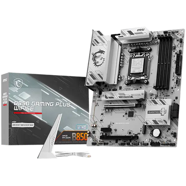 MSI B850 GAMING PLUS WIFI6E, ATX, Socket AM5, 4x DDR5 Dual Channel up to 8200(OC)MHz - B850_GAMING_PLUS_WIFI6E