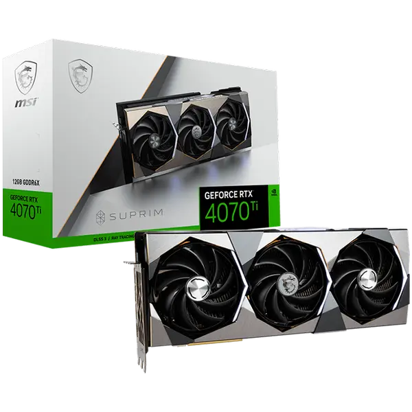 MSI Video Card Nvidia GeForce RTX 4070 Ti SUPRIM 12G: Най-добрата 4K гейминг карта за цената