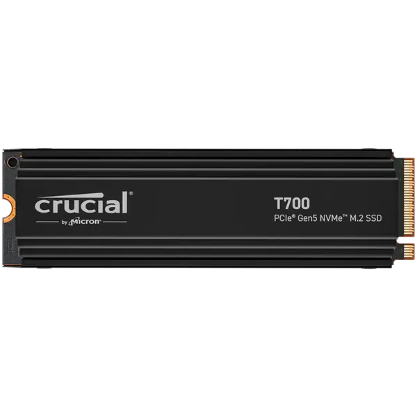Crucial T700 2TB PCIe Gen5 NVMe M.2 SSD with heatsink, EAN: 649528936738 - CT2000T700SSD5