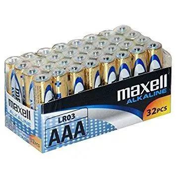 Алкални батерии MAXELL LR03 1,5V AAA 32 бр. pack - ML-BA-LR03-32PK