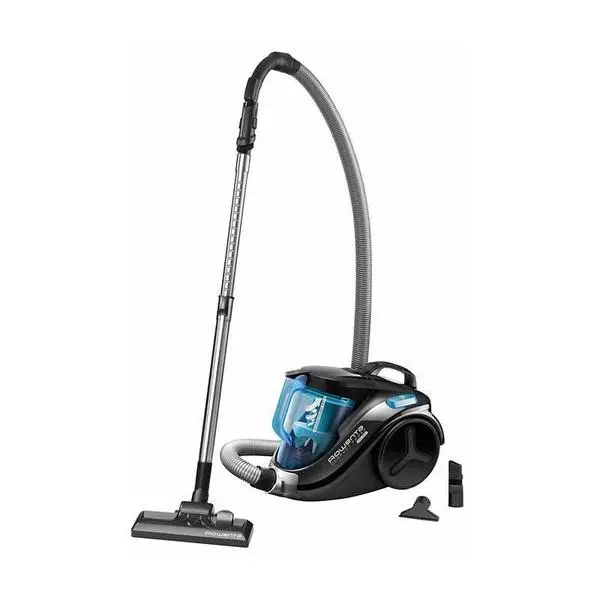 Rowenta RO3731EA, Compact Power (black/blue) - 750W, ACAA, upholstery nozzle - RO3731EA