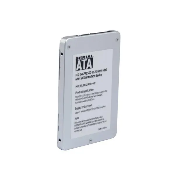 Makki Makki кутия за ссд Caddy Convertor M.2 NGFF SSD to 2.5" SATA3, Aluminium - MAKKI-M2-NGFF-2.5