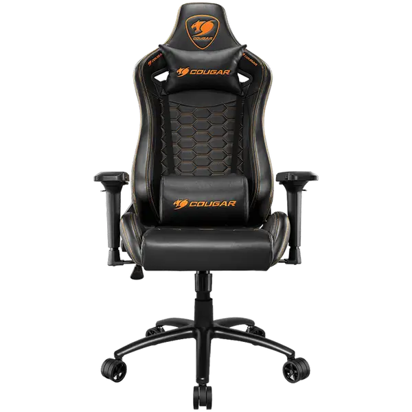 COUGAR OUTRIDER S Black, Gaming Chair, Body-embracing High Back Design, Premium PVC Leather - CG3MOUBNXB0001