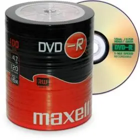 Maxell DVD-R 4.7GB/120min 16x Shrink 100pcs ML-DDVD-R4,7-100PK