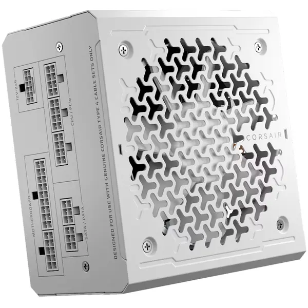 Захранване Corsair RM850e White 850W 80+ Gold ATX 3.1, Fully Modular - CP-9020293-EU
