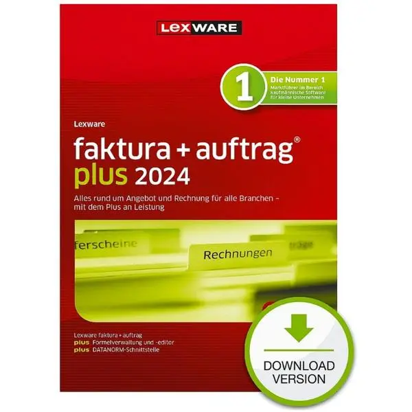 ESD Lexware Faktura+Auftrag Plus 2024 - 1 Devise, ABO - ESD -Download ESD -  (К)  - 08859-2036 (8 дни доставкa)