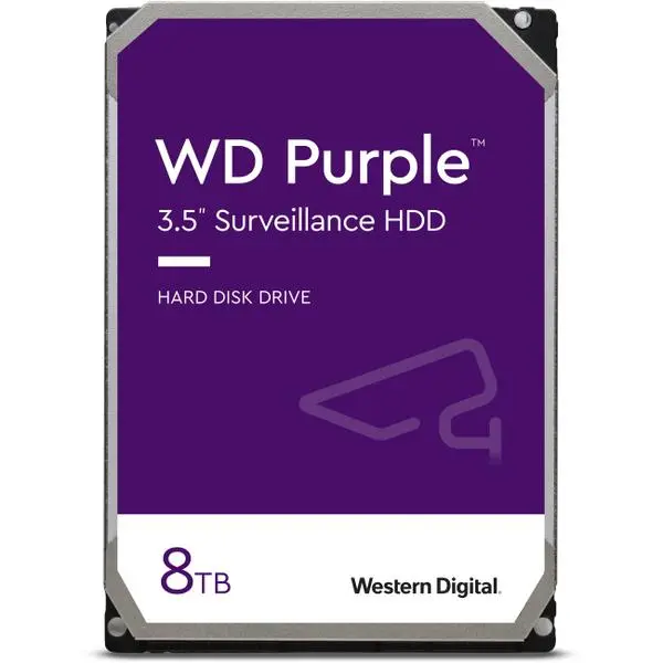 8TB WD WD84PURZ Purple Surveillance 5640RPM 128MB -  (К)  - WD84PURZ (8 дни доставкa)