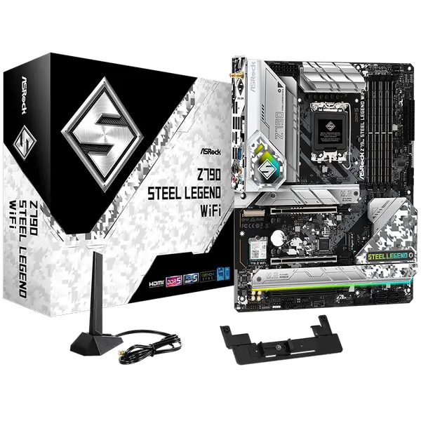 ASROCK MB Desktop Z790 Steel Legend (S1700, 4x DDR5, 1x PCIe 5.0 x16, 1x PCIe 4.0 x16 - Z790 STEEL LEGEND WIFI