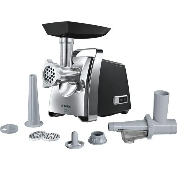 Месомелачка Bosch MFW67450, капацитет 3.5 кг/мин, 1500W, черна
