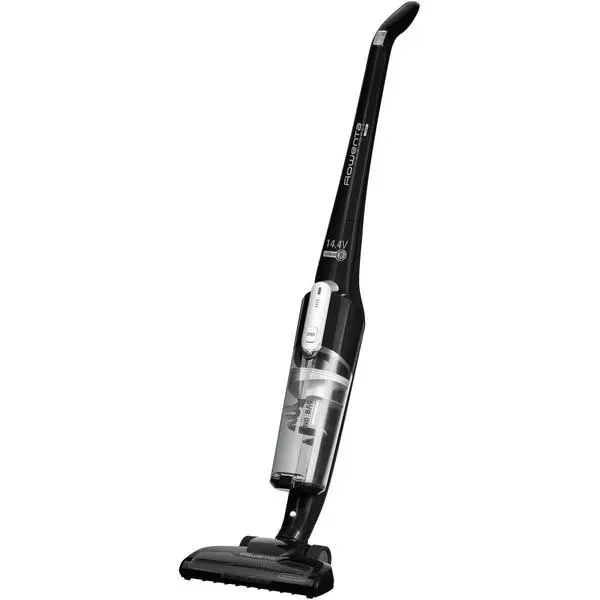 Прахосмукачка Rowenta RH6545WH, вертикална, безжична, 0.65 л. капацитет на контейнера, до 30 мин. работа, 2 степени на работа, черна