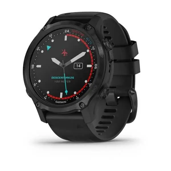 Garmin Descent Mk2S - Descent Mk2S - Carbon Gray DLC с Black силиконова каишка - 010-02403-04