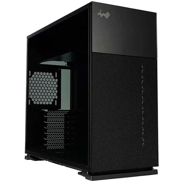 Chassis In Win 127 Mid Tower, Tempered Glass, Mesh Front, ARGB Logo, Quick-Release Side Panel - INWIN_127