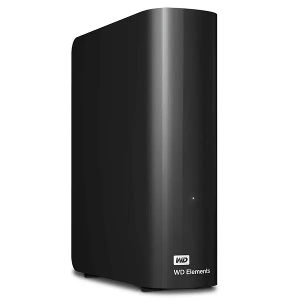 Твърд диск 12TB, Western Digital Elements Desktop, външен, USB 3.0, черен, WDBWLG0120HBK-EESN
