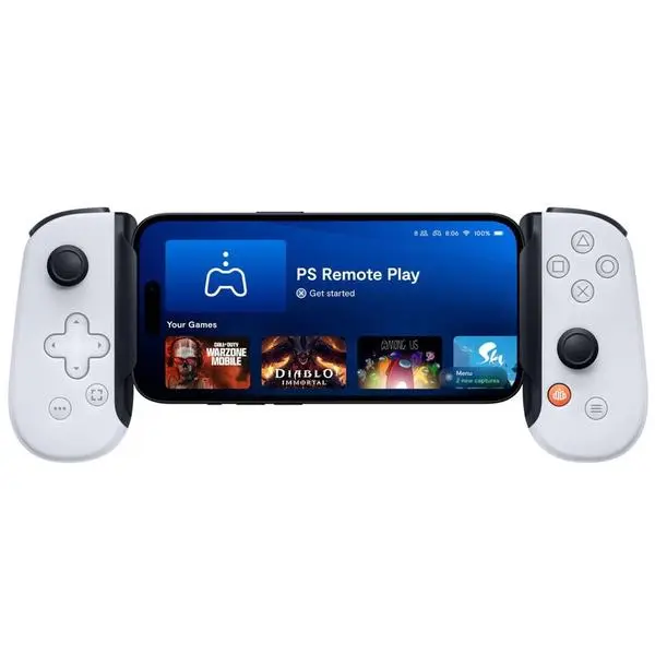 Геймпад Backbone One USBC, PlayStation Edition, за iOS/Android, USB Type C, бял