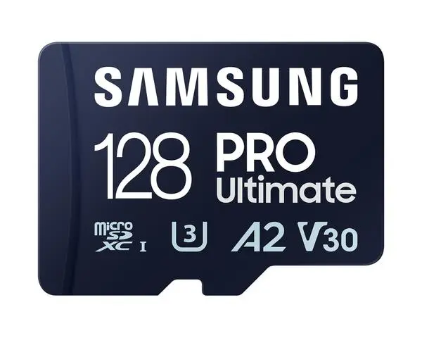Samsung 128GB micro SD Card PRO Ultimate with USB Reader , UHS-I, Read 200MB/s - Write 130MB/s, U3, V30, A2 - MB-MY128SB/WW